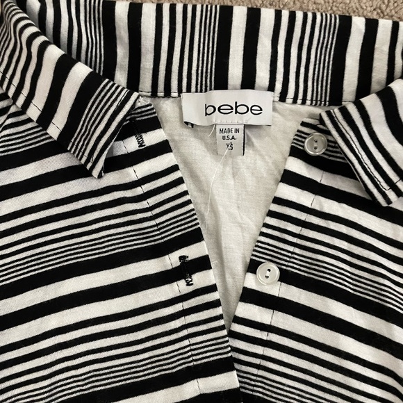 NEW Bebe Dolman Button Up Sweater - Picture 2 of 3